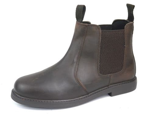 Frank James - Chester JUNIOR Chocolate Brown Chelsea Boots